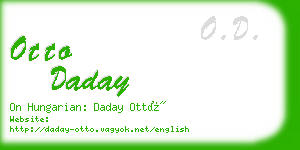 otto daday business card